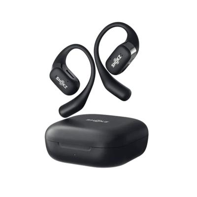 Shokz Openfit Open-Ear Hook True Wireless Bluetooth Earbuds With Charging Case & Cable, Black, T910-St-Bk-Us