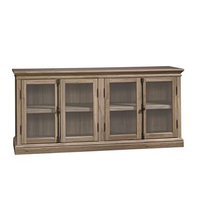 Sauder Barrister Lane Entertainment Credenza For 80" Tvs, 32-1/2"h X 70-1/8"w X 19-1/8"d, Salt Oak