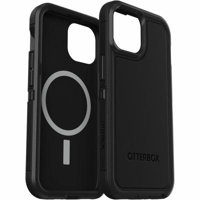 OtterBox iPhone 15, iPhone 14 & iPhone 13 Defender Series XT Case With Magsafe - For Apple iPhone 15, iPhone 14, iPhone 13 Smartphone - Black