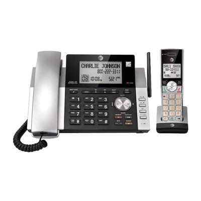 At&t Dect 6.0 Expandable Corded/cordless Phone System With Digital Answering System, Cl84115