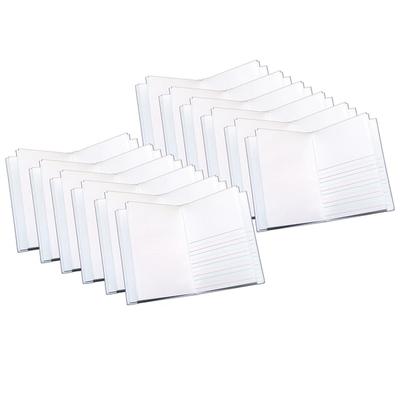 Ashley Productions Hardcover Notebooks, 6" X 8", Primary Rule, 14 Sheets, White, Pack Of 12 Notebooks