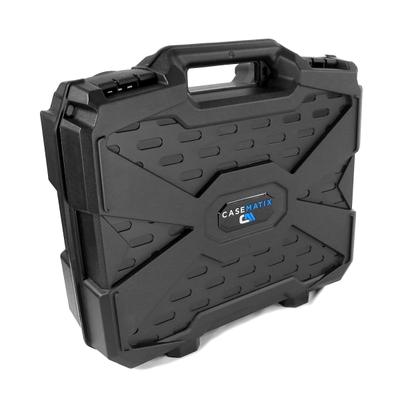 Casematix Hard Shell Case, 6"h X 13"w X 16"d, Black