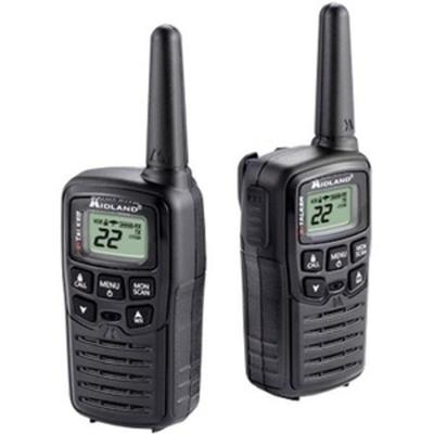 Midland T10 X-Talker Walkie Talkie - 22 Radio Channels - Up To 105600 Ft - 38 Total Privacy Codes - Auto Squelch, Keypad Lock, Silent Operation, Low Battery Indicator, Hands-Free