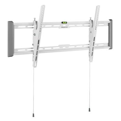 Mount-It! Ultra-Slim & Heavy-Duty Tv Wall Mount For Screen Sizes 43" To 90", 2-1/4"h X 10-1/2"w X 40-1/2"d, White