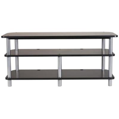 Sanus Accurate Series Open Architecture Tv Media Console - Widescreen Tv Stand With Shelves - Black - Steel - Black