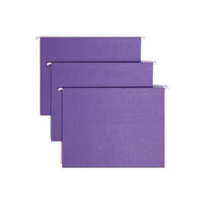 Smead Hanging File Folders, Letter Size, Purple, Box Of 25 Folders