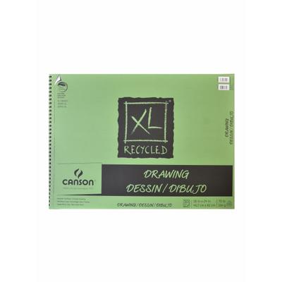 Canson Xl Drawing Pads, 18" X 24", 30 Sheets Per Pad, Pack Of 2 Pads