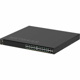 Netgear Av Line M4350-24G4Xf Ethernet Switch - 24 Ports - Manageable - 10 Gigabit Ethernet, Gigabit Ethernet - 10Gbase-X, 10/100/1000Base-T - 3 Layer Supported - Modular - 240 W Power Consumption
