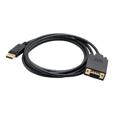 Addon 3 Ft Displayport Male To Vga Male Black Adapter Cable - 100% Compatible And Guaranteed To Work
