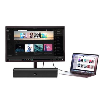 Adesso Xtream S5 Usb-Powered Desktop Computer Sound Bar Speaker With Dynamic Sound- 5W X 2 - Portable