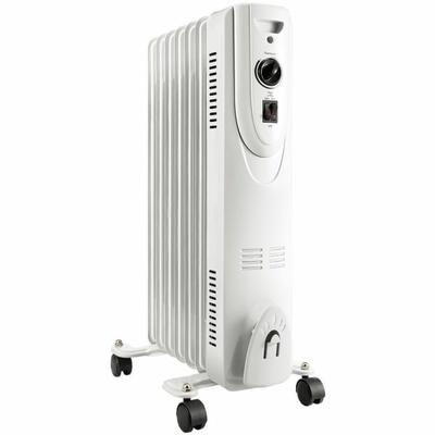 Lifesmart 1500W Oil Filled Radiator - Oil Filled - Electric - 1499.94 W - 3X Heat Settings - 1500 W - Sh37