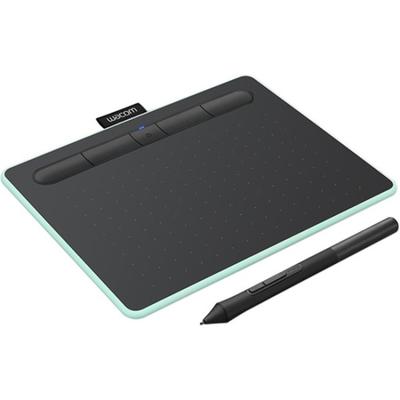 Wacom Intuos Wireless Graphics Drawing Tablet For Mac, Pc, Chromebook & Android (Small) With Software Included - Black With Pistachio Accent - Graphics Tablet - 5.98