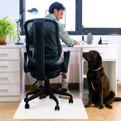 Floortex Cleartex Polypropylene Rectangular Anti-Slip Chair Mat, Hard Floors, 29