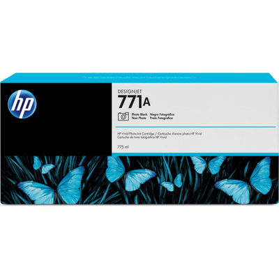 Hp 771A Photo Black Ink Cartridge, B6Y21A