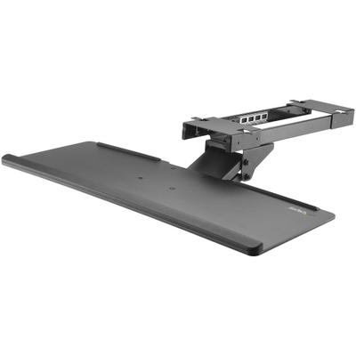 Startech.com Under Desk Keyboard Tray - Adjustable - Keyboard Drawer - Computer Keyboard Stand - Keyboard Shelf 26.4 In W - Keyboard Shelf