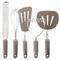 Oster Newcrest 5-Piece Prep And Cook Kitchen Tool Set, Taupe