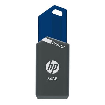 Hp X900W Usb 3.0 Flash Drive, 64Gb, Gray/blue