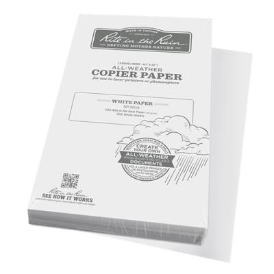 Rite In The Rain All-Weather Multi-Use Printer & Copy Paper, White, Legal (8.5" X 14"), 200 Sheets Per Pack, 20 Lb, 84 Brightness