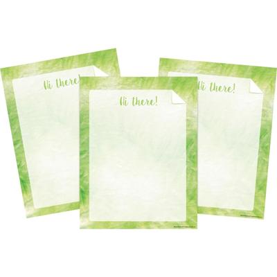 Barker Creek Designer Computer Paper, 8-1/2" X 11", Lime Tie-Dye, 50 Sheets Per Pack, Case Of 3 Packs