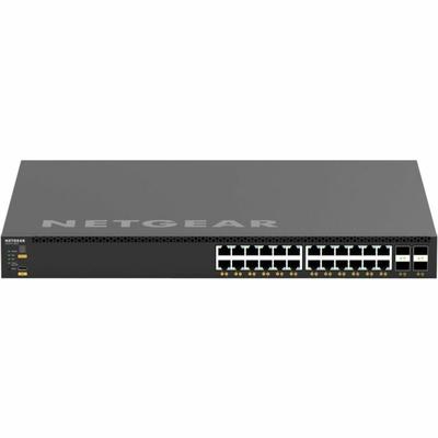 Netgear Av Line M4350-24X4V Ethernet Switch - 24 Ports - Manageable - 25 Gigabit Ethernet - 10Gbase-X, 25Gbase-X, 10Gbase-T, 5Gbase-T, 2.5Gbase-T, 10/100/1000Base-T - 3 Layer Supported - Modular