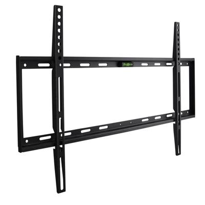 Megamounts Fixed Wall Mount With Bubble Level For 32 - 70" Screens, 17"h X 27.25"w X 1"d, Black