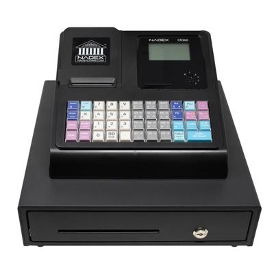 Nadex Coins Thermal-Print Electronic Cash Register, Black, Nwhnxte1376