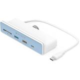 Targus Sanho Hyperdrive 6-In-1 Usb-C Hub For Imac 24?, 1.03"h X 1.57"w X 4.72"d, White, Hd34A8