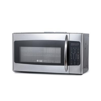 Commercial Chef 1.7 Cu. Ftover-The-Range Microwave Oven, 16-15/16"h X 29-13/16"w X 17-5/8"d, Silver