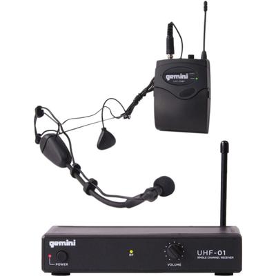 Gemini Sound Gemini Uhf-01Hl: Wireless Microphone System - 521.50 Mhz - 100 Ft Operating Range