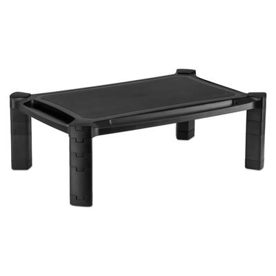 Mount-It! Desktop Computer Monitor Riser For 13 - 32" Monitors, 6-5/8"h X 19-1/4"w X 12-5/8"d, Black