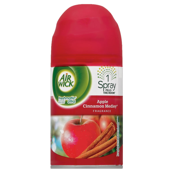 Air Wick Freshmatic Automatic Spray Air Freshener Refill, Apple Cinnamon Medley Scent, 6.17 Oz