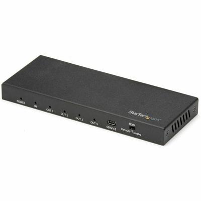 Startech.com 4 Port Hdmi Splitter - 4K 60Hz - 1X4 Way Hdmi 2.0 Splitter - Hdr - St124Hd202