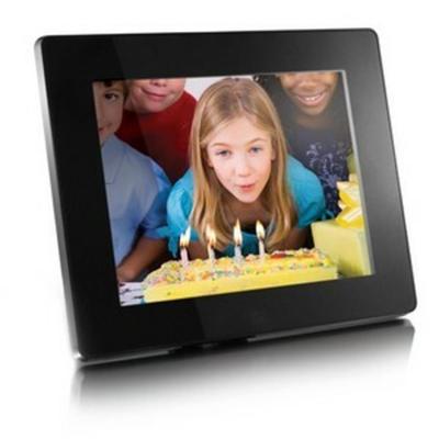 Aluratek ADMPF108F Digital Photo Frame - Photo Viewer, Audio Player, Video Player - 8" Active Matrix TFT Color LCD