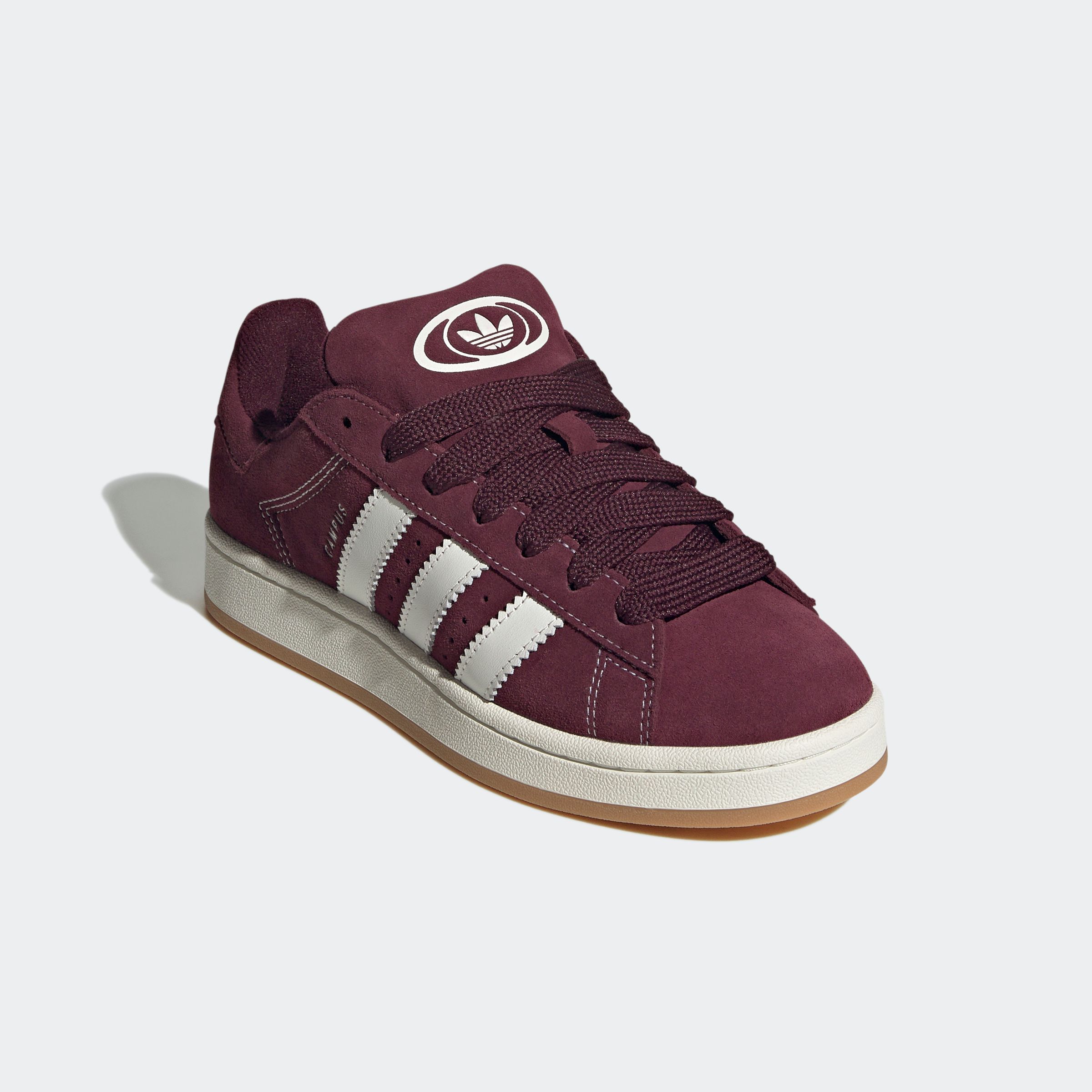 Sneaker ADIDAS ORIGINALS "CAMPUS 00S", Gr. 40, braun (maroon, core weiß, maroon), Leder, Schuhe