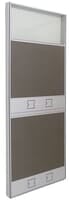 Premium 2-1/4" Thick Double Raceway Office Panels - 24"W x 67"H Glass Window Office Panel