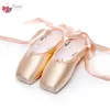 Ballett Pointe Schuhe Erwachsene Mädchen Satin Tanz Schuh Mit Band Frauen Rosa Ballerinas Hausschuhe Professionelle Bühne Ballerina Schuhe