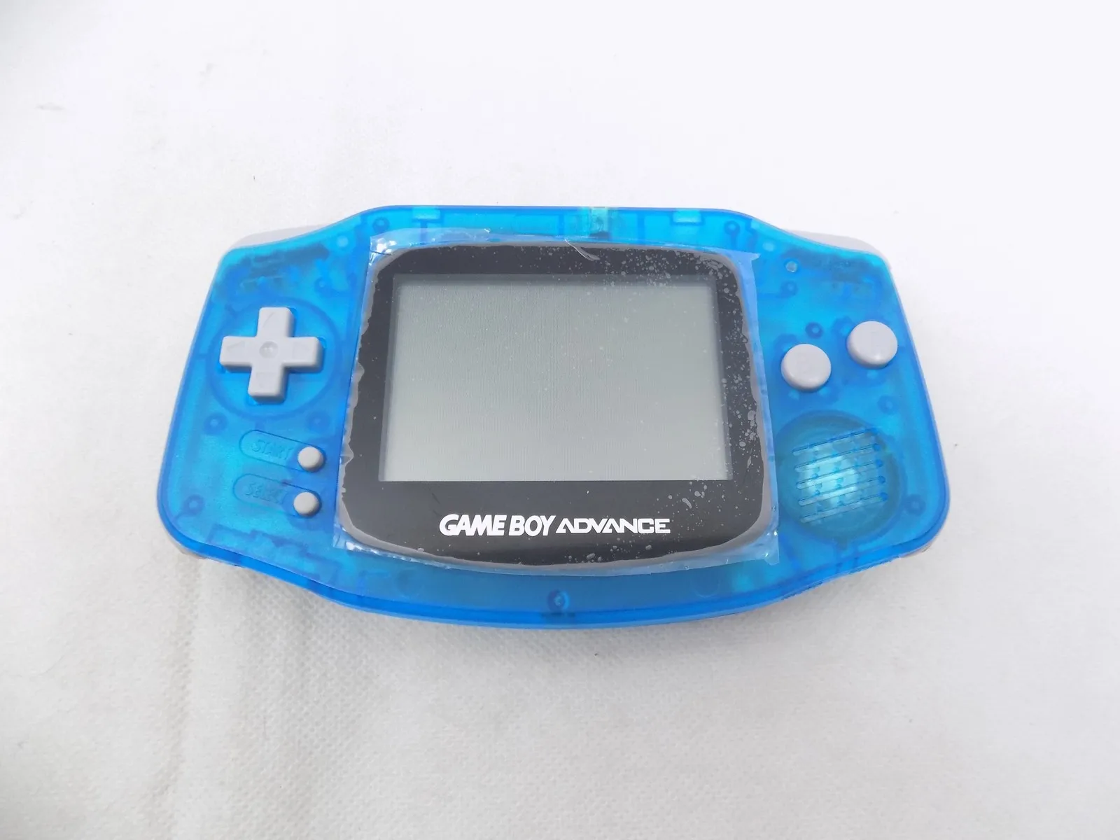 Game Boy Advance GBA Custom Clear Blue Handheld-Konsole mit Original-LCD-Bildschirm Image