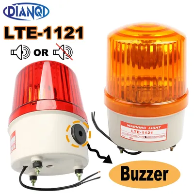 AC110V 220V DC12V/24V Warnung Alarm Konstruktion Lampe Bulb Rotating Leuchtfeuer Verkehrs Licht Sirene LTE-1121 Mit/keine Summer Sound