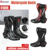 Reit stamm Motorrad Reit schuhe b1008 Anti-Kollisions-Reitstiefel Hightop profession elle Renn stiefel Motocross-Stiefel