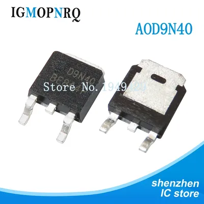10 stücke aod9n40 bis-252 d9n40 to252 9 n40 400v 8a neu Image