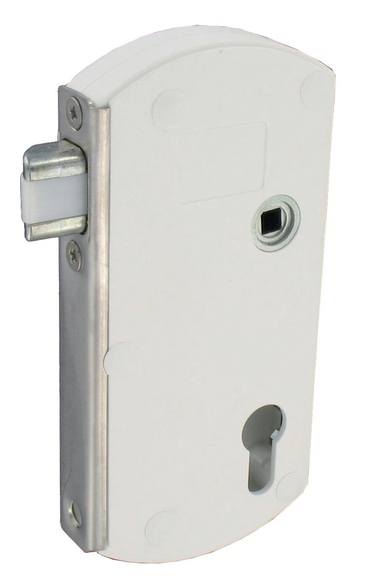 Serrure MODULOX à pêne réglable sans butée blanc TIRARD GB591001