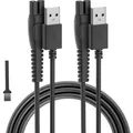 Philips-Barrette de chargeur pour rasoir Norelco OneBlade, QP2724, QP2834, QP1324, MG5910, MG7910, MG9510, X5006, 2400, lot de 2, 3,3 pieds