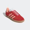Sneaker ADIDAS ORIGINALS "GAZELLE", Gr. 39, rot (better scarlet, glow pink, gold metallic), Leder, Synthetik, sportlich, Schuhe Sneaker low Retrosneaker Skaterschuh