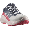 Trailrunningschuh SALOMON "ALPHAGLIDE GORE-TEX W", Gr. 40,5, lunar rock, blau nights, rouge rot, Synthetik, Textil, sportlich, Schuhe, wasserdicht