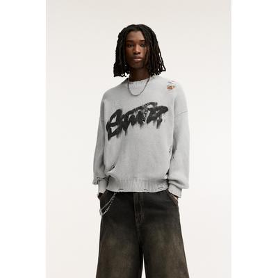 Stwd Graffiti Ripped Jumper