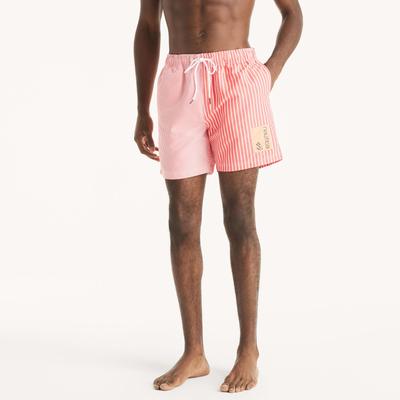 Nautica Men's 6" Quick-Dry Swim 841 (Coral Cruise), L