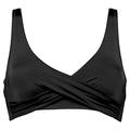 Watercult - Women's Shimmering Solids Cross-Over Bikini Top - Bikini-Top Gr 36 - Cup: B schwarz