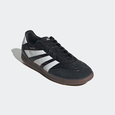 Fußballschuh ADIDAS PERFORMANCE "PREDATOR FREESTYLE IN", Gr. 42, schwarz-weiß (core schwarz, cloud weiß, gold metallic),