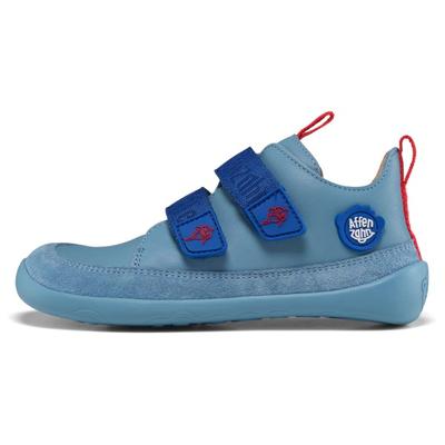Affenzahn - Kid's Barfußschuh Leder Buddy - Freizeitschuhe 22 | EU 22 shark /blau Image