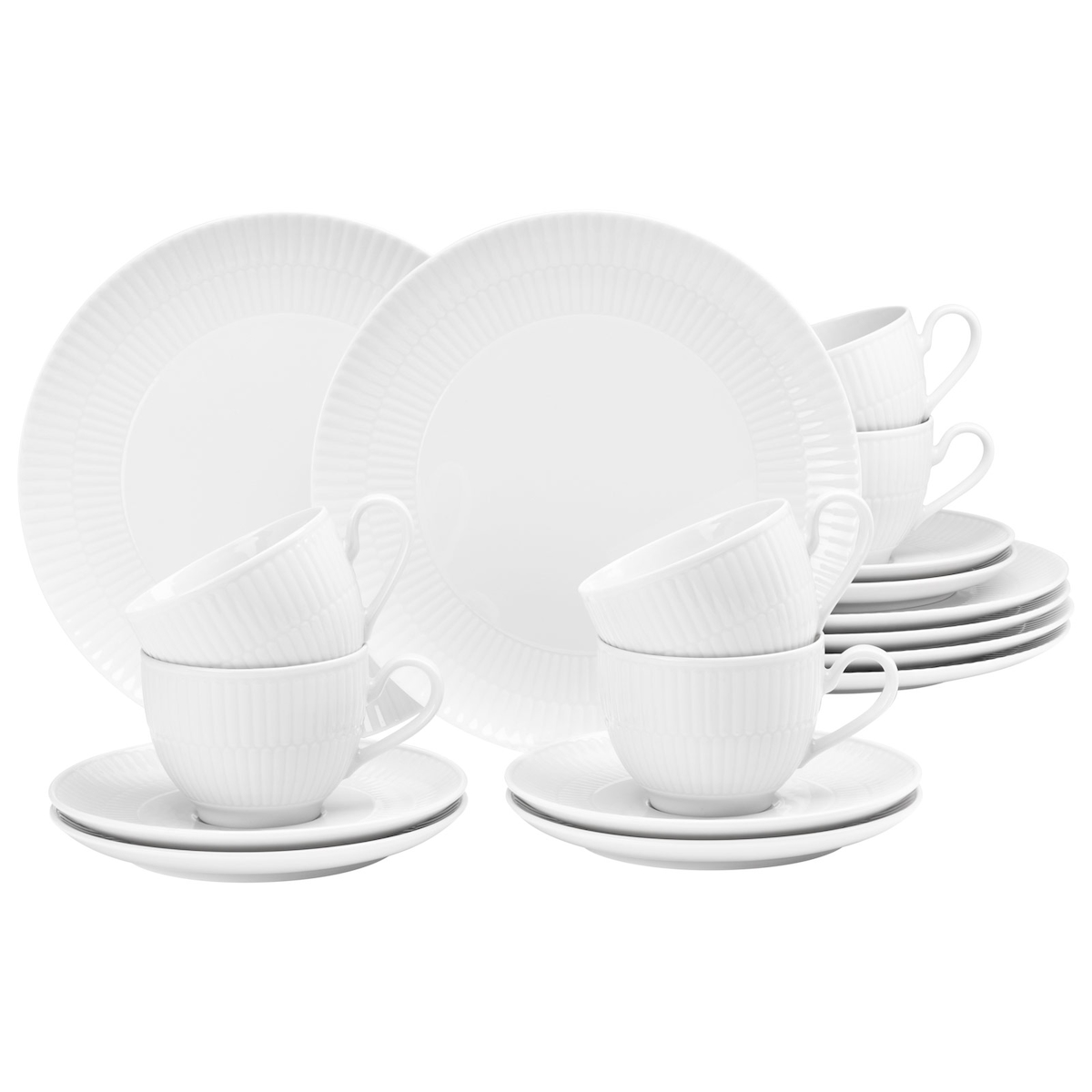 Seltmann Weiden Amina Kaffeeservice 18-teilig Weiß Image